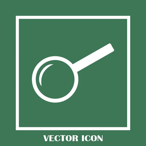 Nagyítóval. Keresés ikonra. Vektoros illusztráció. — Stock Vector