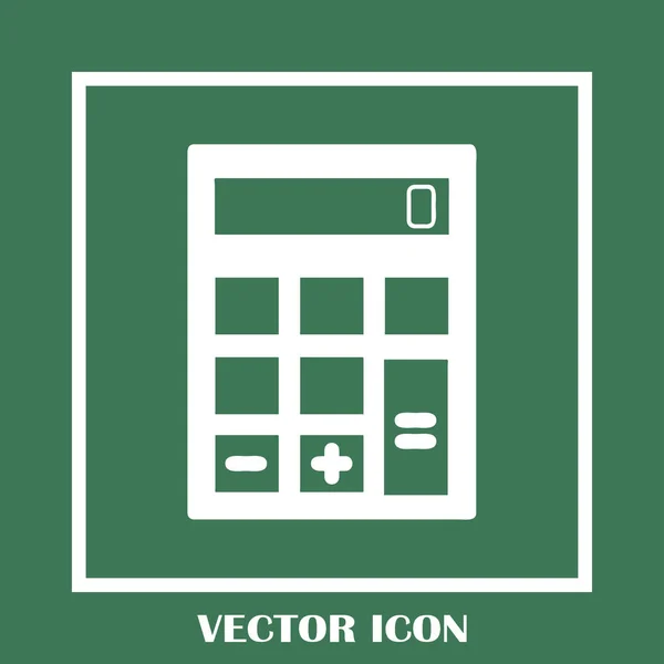 Pictogramă calculator, ilustrație vectorială. Design plat stil . — Vector de stoc
