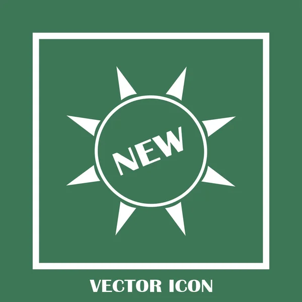 Nuevo icono web signo — Vector de stock