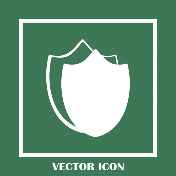 Escudo vector web icono — Vector de stock