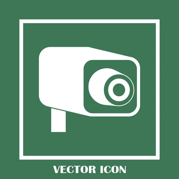 Ikon vektor kamera video - Stok Vektor