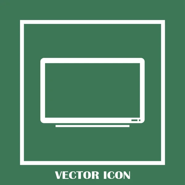 Icono de televisión en estilo plano de moda. Símbolo de televisión para el diseño de su sitio web, logotipo, aplicación, UI. Ilustración vectorial, EPS10 . — Vector de stock