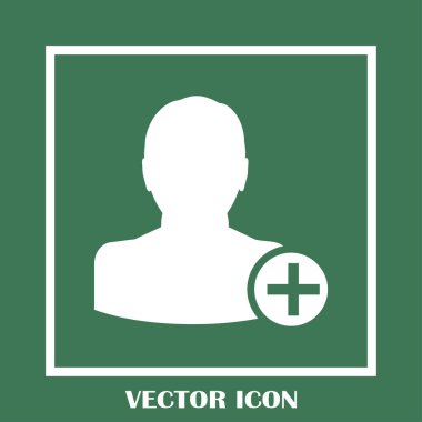 arkadaş vektör simgesi ekle