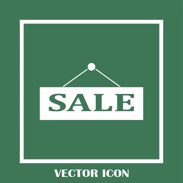 Verkauf, Preisschild-Symbol. Vektor flaches Design Illustration — Stockvektor