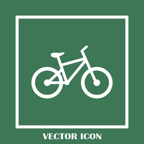 Bicicleta ícone estoque vetor ilustração plana design — Vetor de Stock