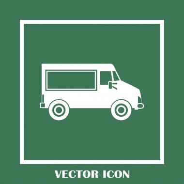 Araba simge vektör. Vektör çizim.