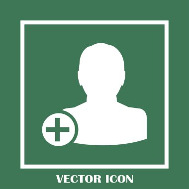 arkadaş vektör simgesi ekle