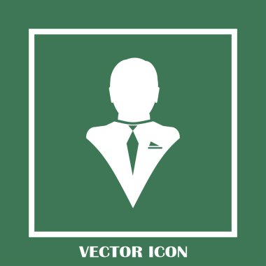 İşadamı vektör web simgesi