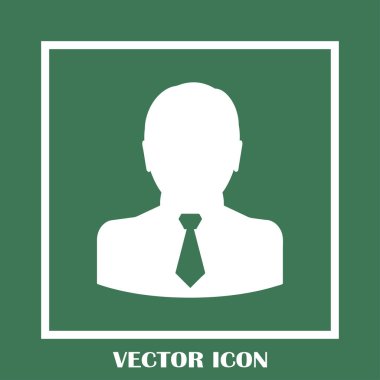 İşadamı vektör web simgesi