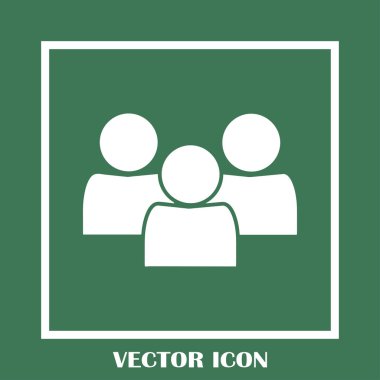 Grup insanlar vektör simgesi