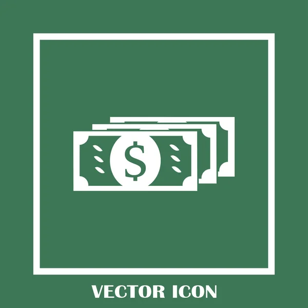 Vector money flat Icon — Stock Vector