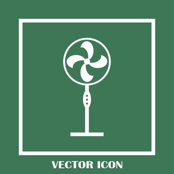 Icône de ventilation. Ventilateur ou symbole du ventilateur. Illustration vectorielle — Image vectorielle