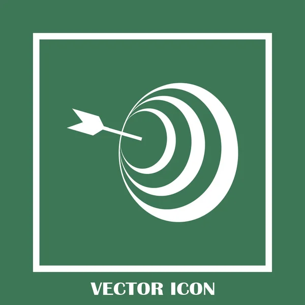 Icono de destino, ilustración vectorial para el diseño web — Vector de stock