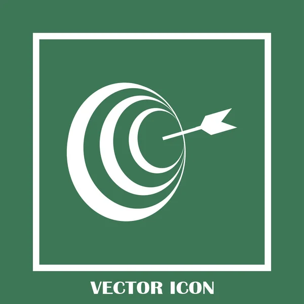 Icono de destino, ilustración vectorial para el diseño web — Vector de stock