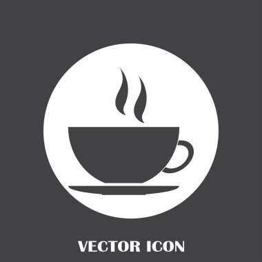 kahve fincanı vektör simgesi