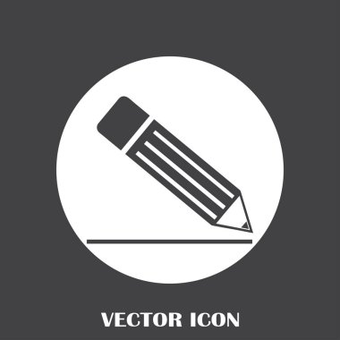 kalem simgesi, vektör çizim