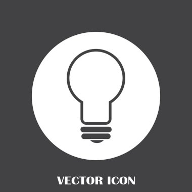 Lamba simge düz vektör