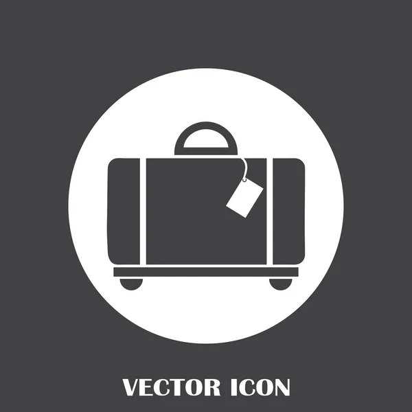 Ícone da pasta, ilustração vetorial. estilo de design plano — Vetor de Stock