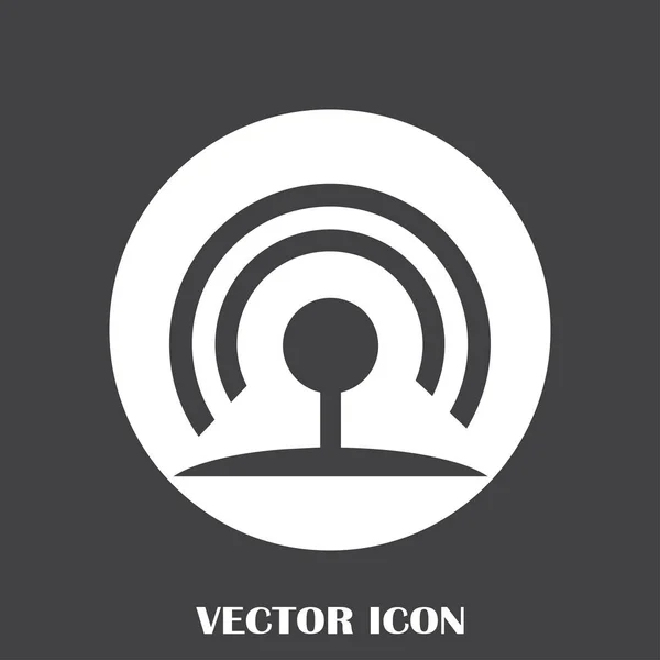 Vector de iconos WIFI, Signo de Internet inalámbrico, Estilo plano para diseño gráfico y web — Vector de stock