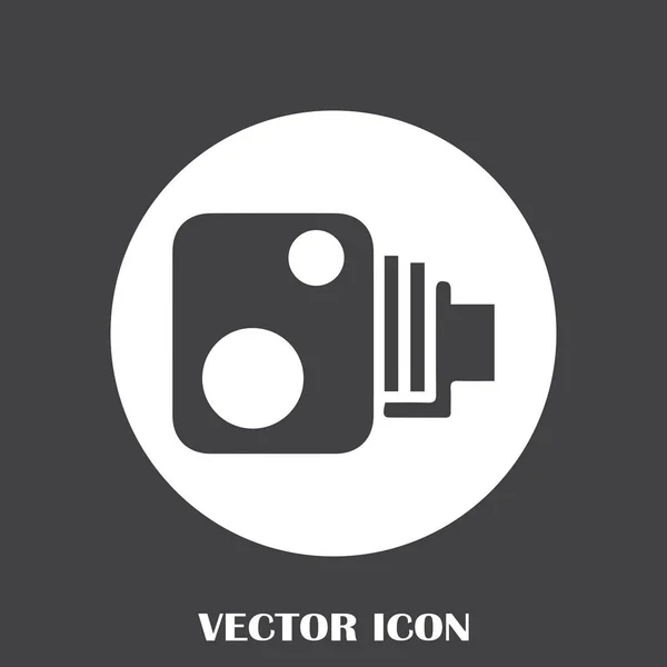 Icône vectorielle caméra vidéo — Image vectorielle