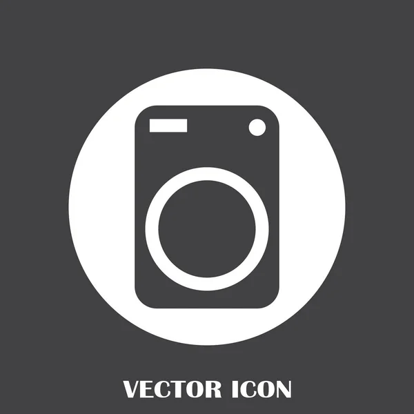 Mosó ikonra. Készülék vektor ikonra. Mosó ikon-vektoros — Stock Vector