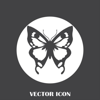Kelebek vektör web simgesi