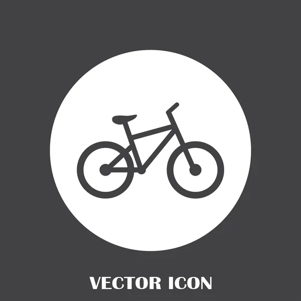 Bicicleta ícone estoque vetor ilustração plana design — Vetor de Stock