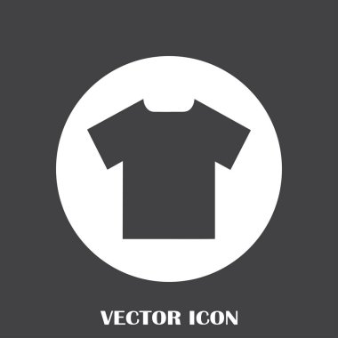 T-shirt web simge vektör.