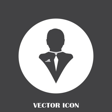 İşadamı vektör web simgesi