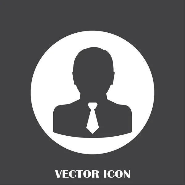 Hombre de negocios vector icono web — Archivo Imágenes Vectoriales