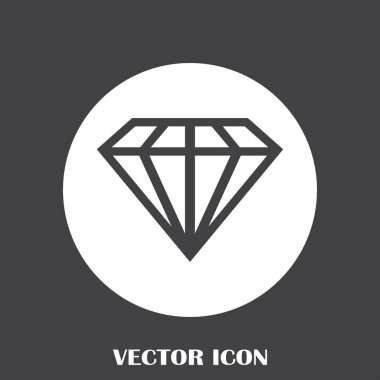 satır elmas vektör simgesi