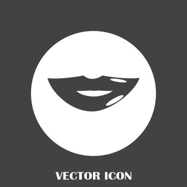 Dudak simgesi web tasarım