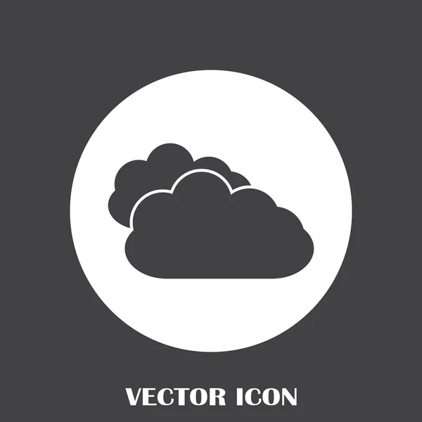 Zwei-Wolken-Vektorbild für Web-Anwendungen, mobile Anwendungen und Printmedien. — Stockvektor