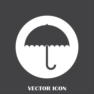 Şemsiye vektör web simgesi