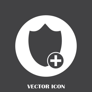 Kalkan vektör web simgesi