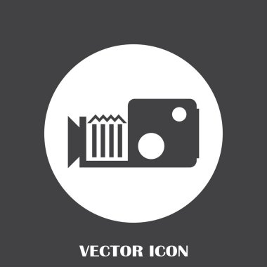 video kamera vektör simgesi