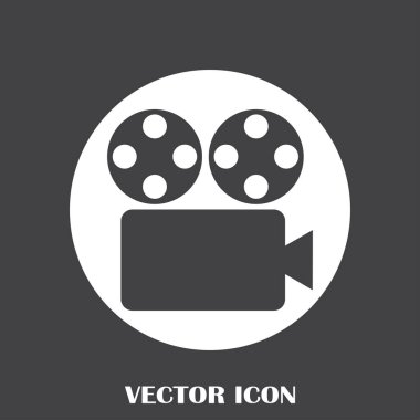 video kamera vektör simgesi