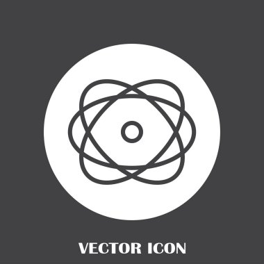 Atom vektör web simgesi