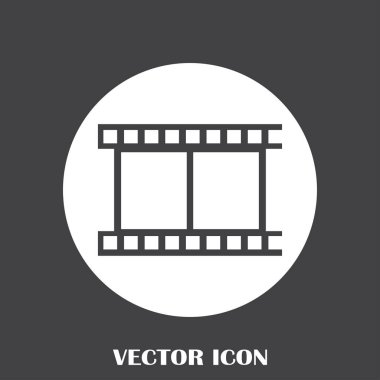 video simgesi, vektör illüstrasyonu