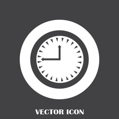 Saat, saat vektör simgesi