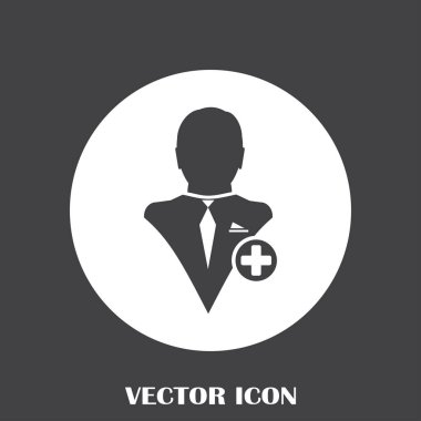 arkadaş vektör simgesi ekle