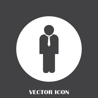İşadamı vektör web simgesi