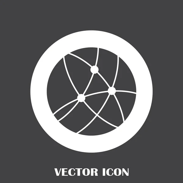 Webseite Vektor Web-Symbol — Stockvektor