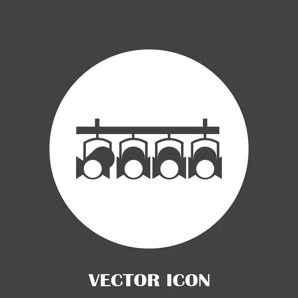 Spotlight Vektor Web-Ikone. — Stockvektor