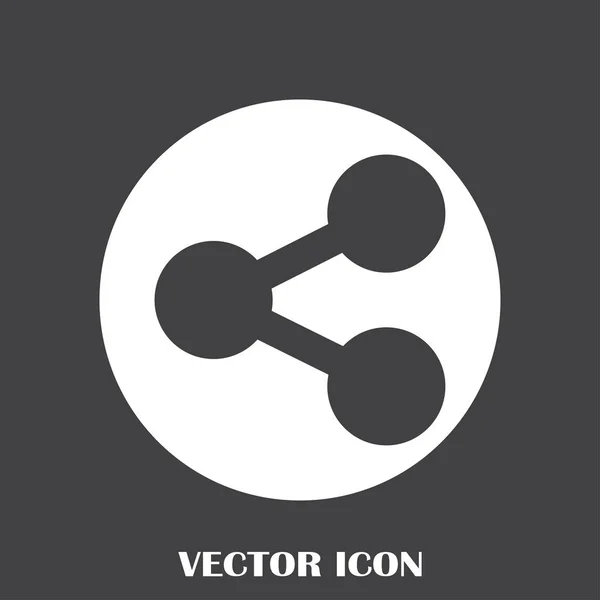 Icône web vectoriel atome — Image vectorielle