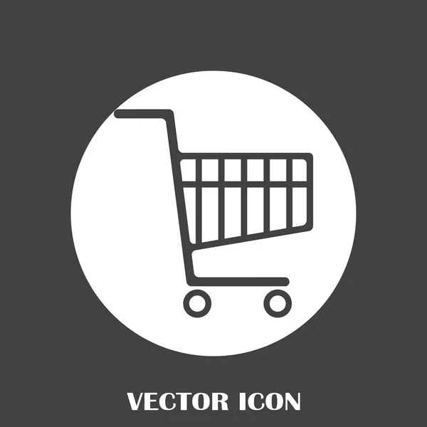 Значок корзины покупок. векторная иллюстрация — стоковый вектор
