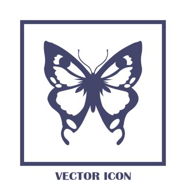 Kelebek vektör web simgesi