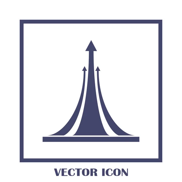 Векторная иллюстрация стрелками вверх — стоковый вектор