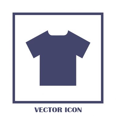 T-shirt web simge vektör.
