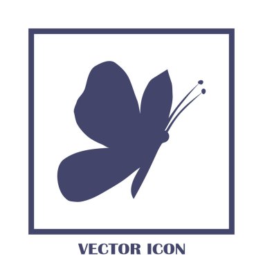 Kelebek vektör web simgesi